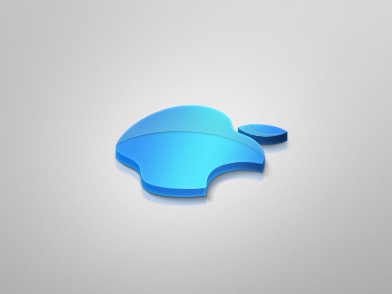 incorporated, apple, blue, logo