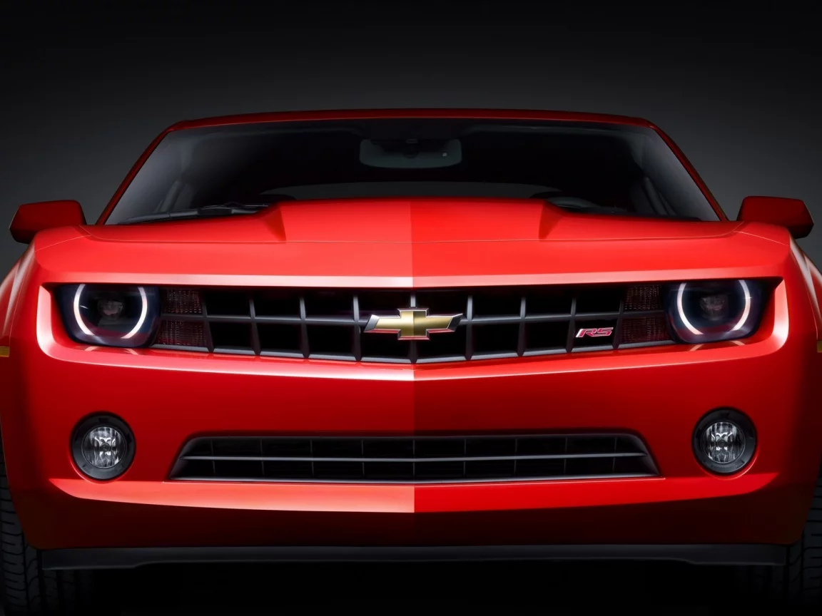 chevrolet, красный, comaro
