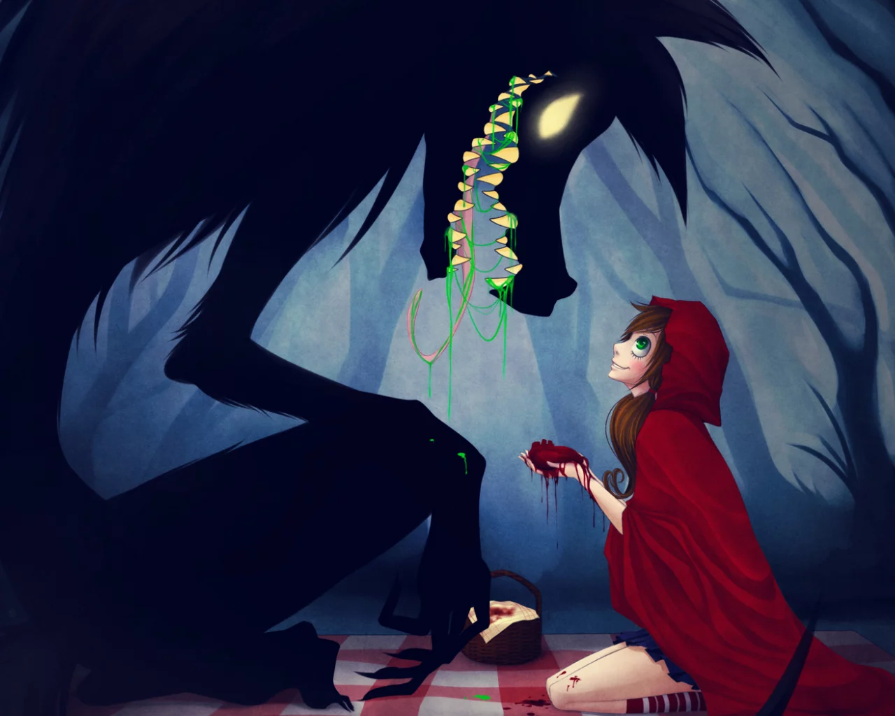 red riding hood, красная шапочка
