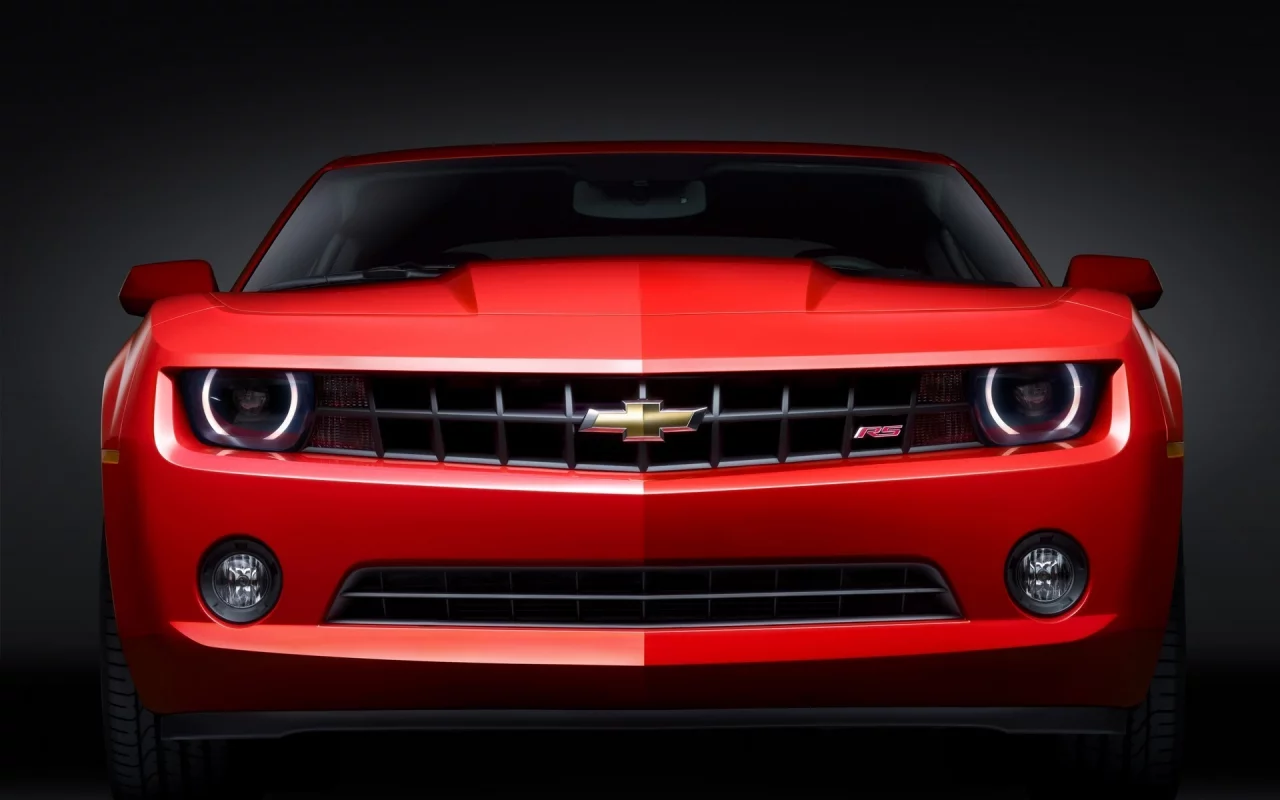 chevrolet, красный, comaro