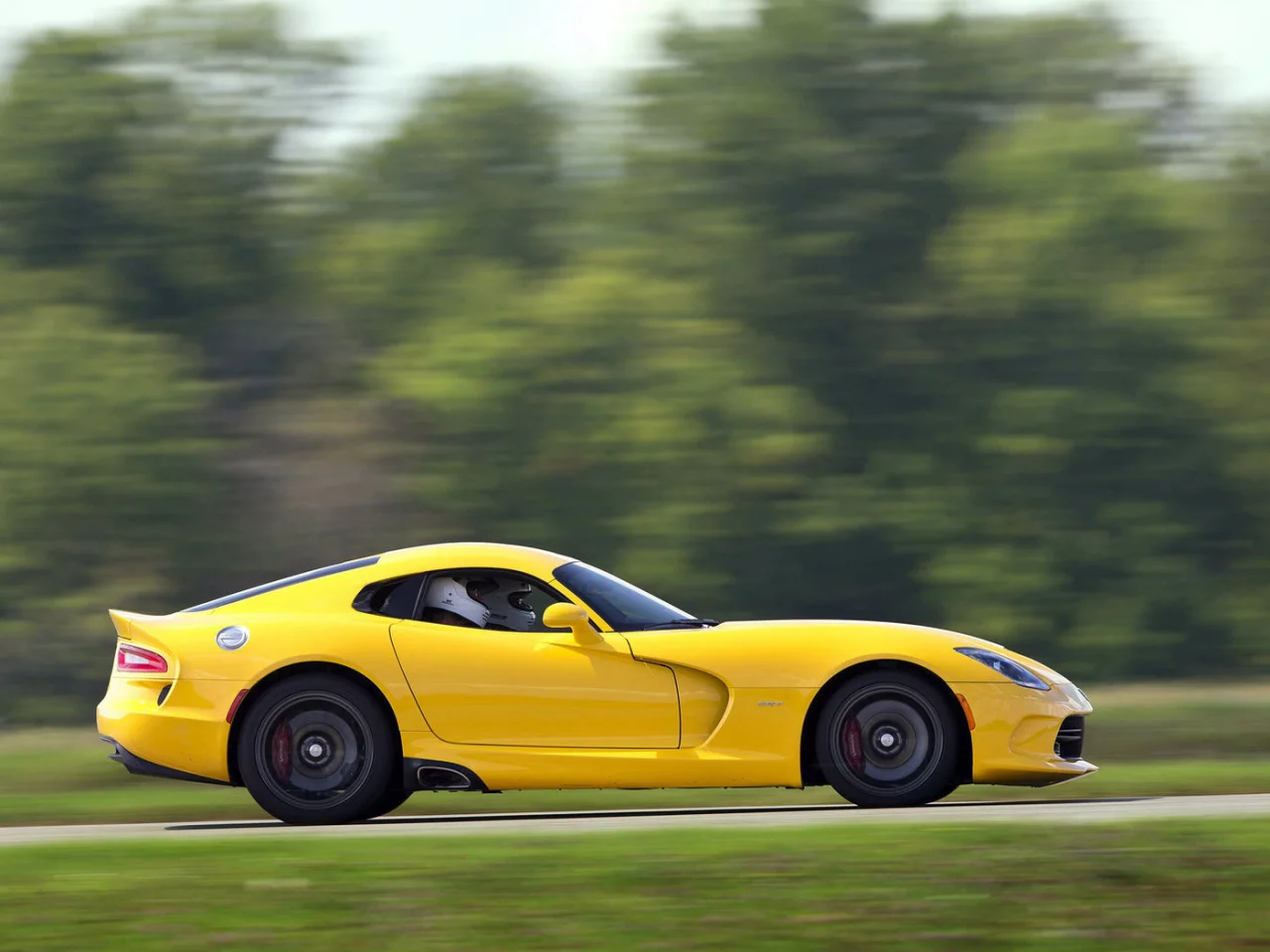 вид сбоку, dodge viper, додж, вайпер