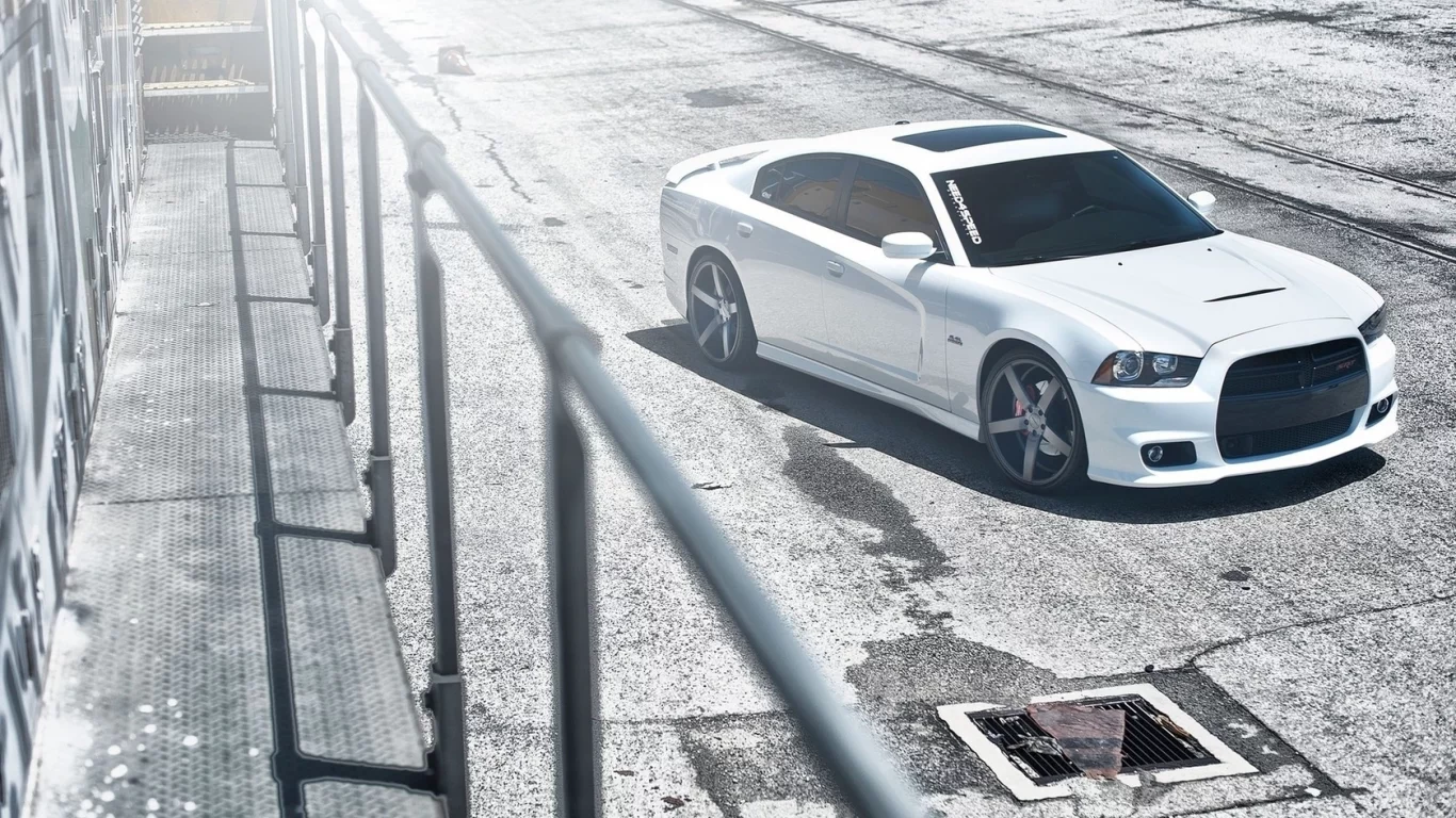 white, charger, dodge