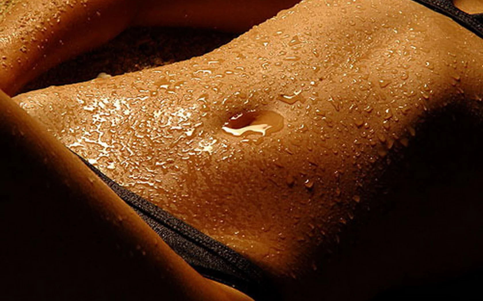 abs, wet, bikini