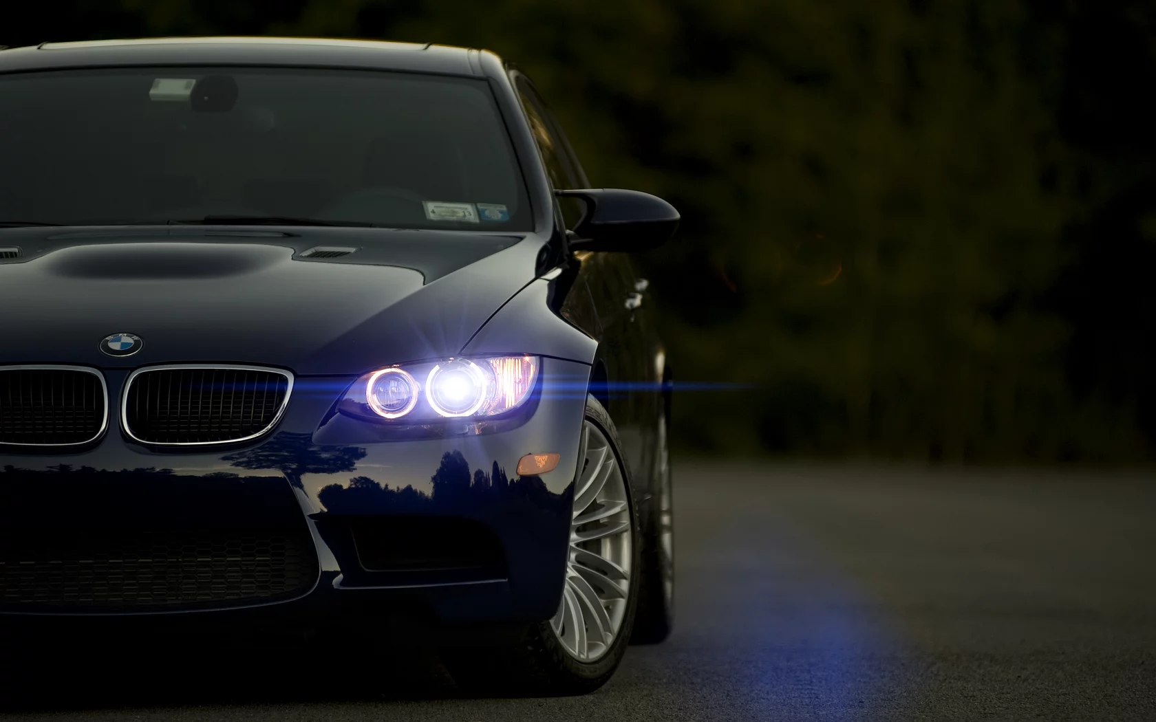 блик, e92, front, bmw, бмв, blue, синяя, 3 series