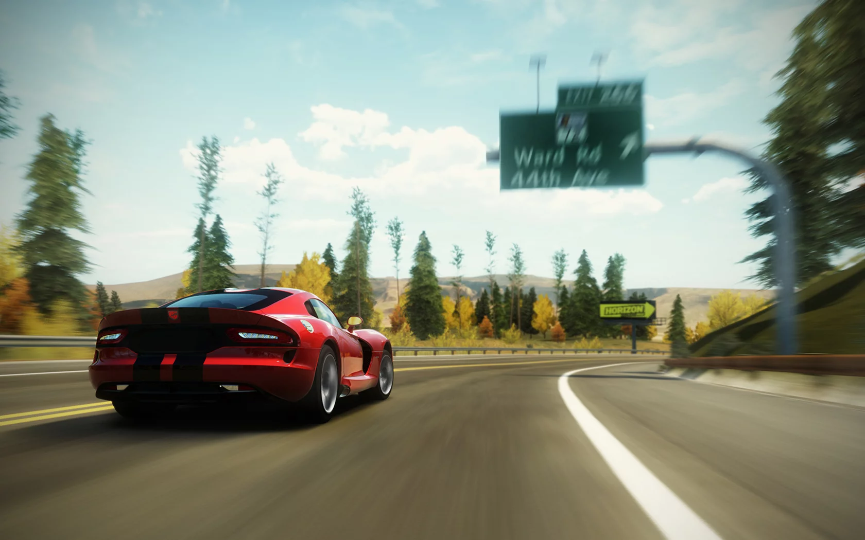 поворот, forza horizon, скорость, game