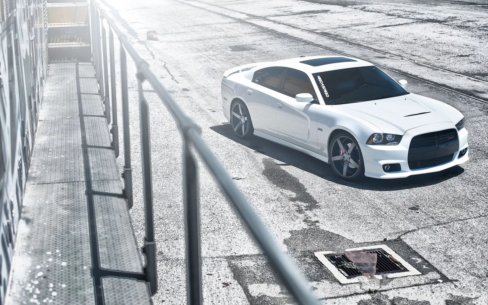 white, charger, dodge