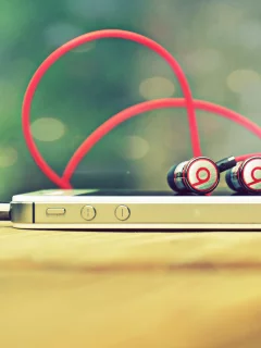 apple, i phone 4, beats by dr dre, наушники