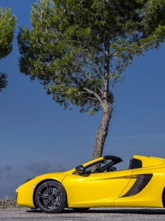 spider, желтый, mclaren mp4-12c, макларен