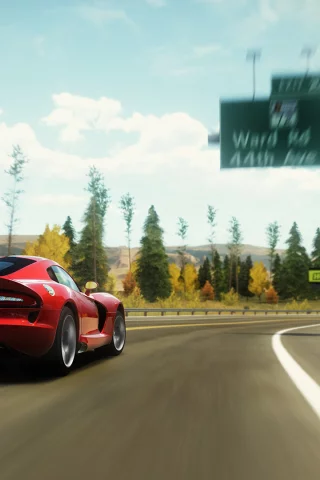 поворот, forza horizon, скорость, game