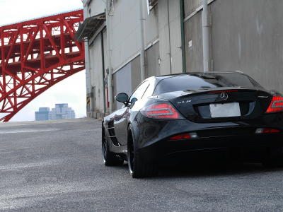 mercedes benz, мерседес бенц, slr mclaren, black