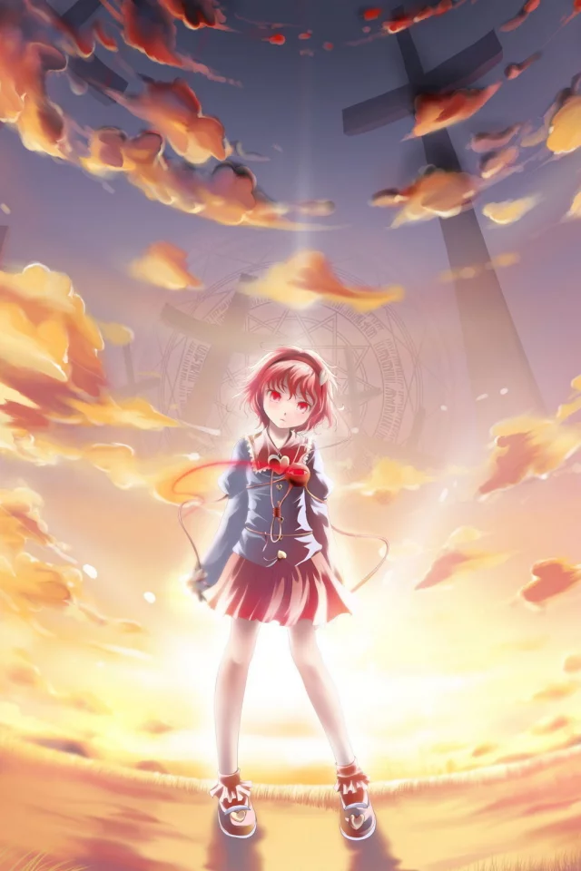 девушка, touhou, komeiji satori, арт, namamo nanase