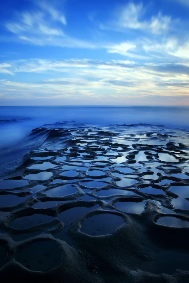 море, пейзаж, ночь