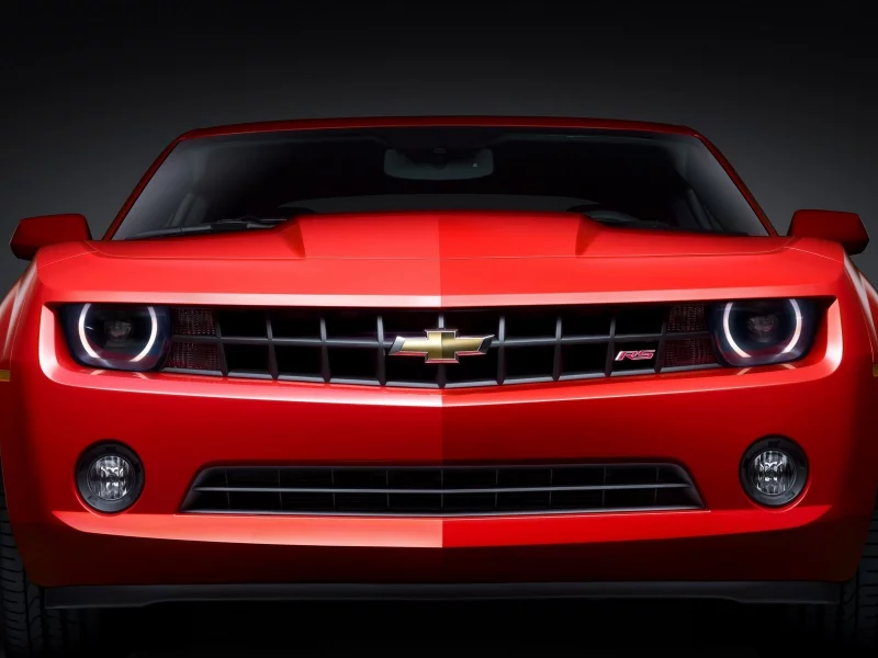 chevrolet, красный, comaro