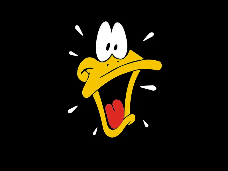 даффи дак, утка, daffy duck, looney tunes