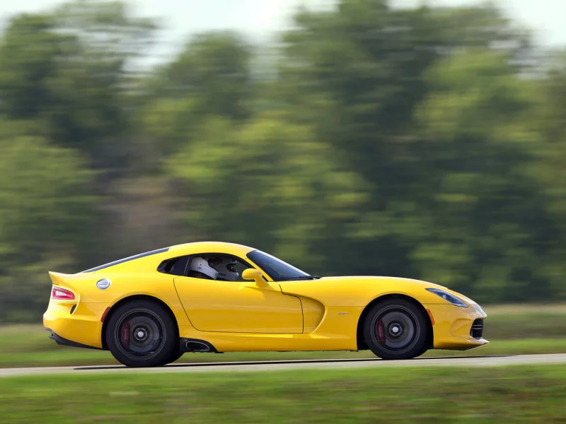 вид сбоку, dodge viper, додж, вайпер