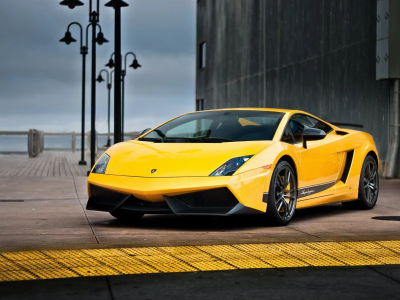 yellow, gallardo superleggera, lp570-4, lamborghini