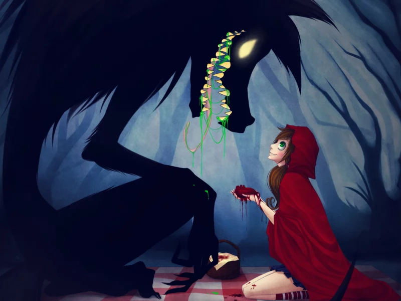 red riding hood, красная шапочка