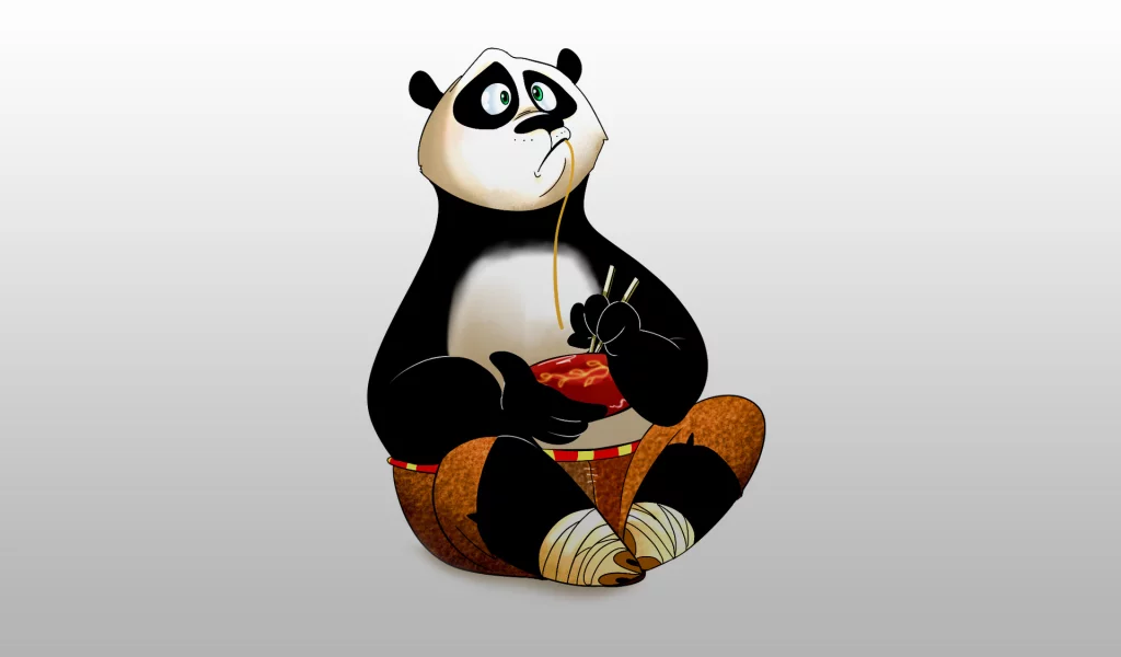 kung fu panda, кунг-фу панда, лапша, палочки