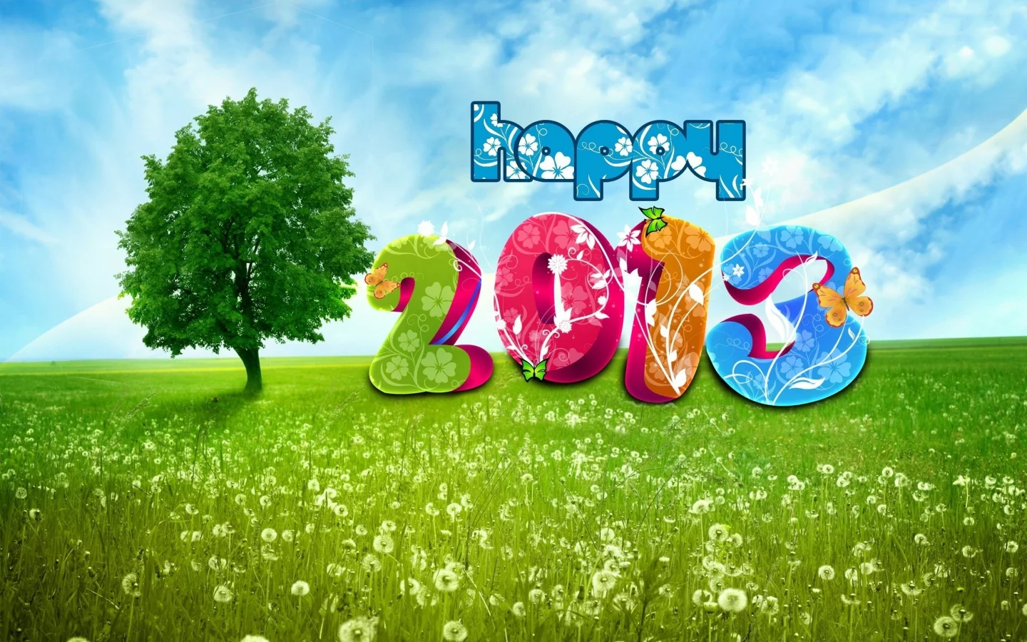 new, wishes, happines, happy, year