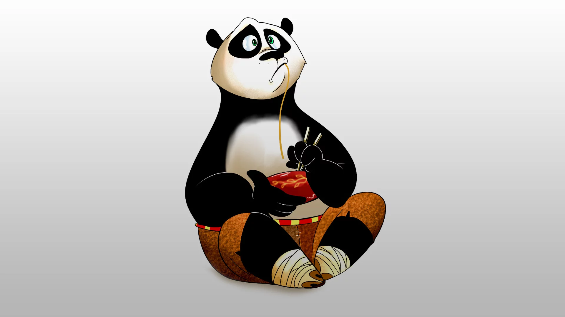 kung fu panda, кунг-фу панда, лапша, палочки