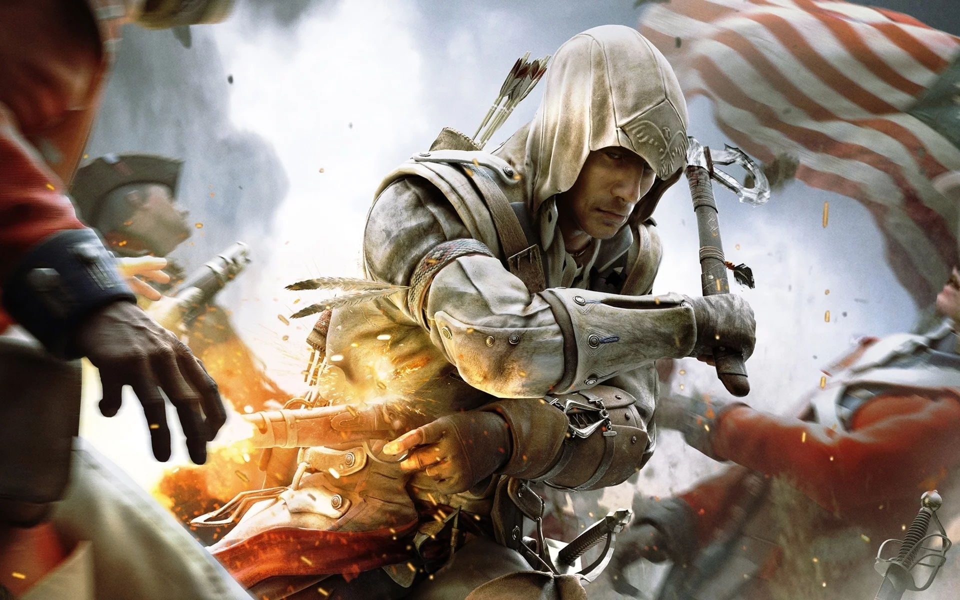 игра, коннор, assassin, assassins creed 3