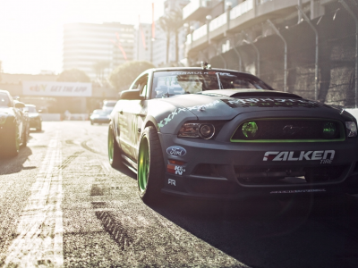 ford mustang, gittin, форд, monster energy, falken, formula d