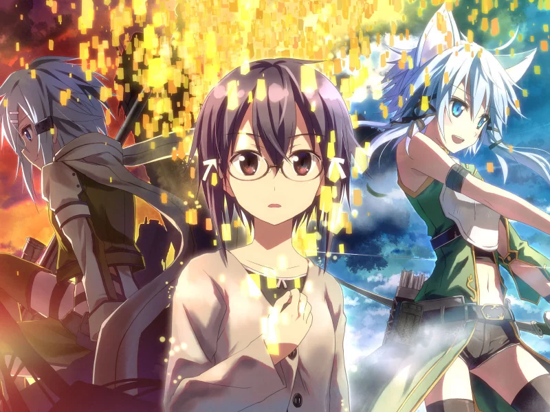 sao, gun gale online, alo, alfheim online, sword art online