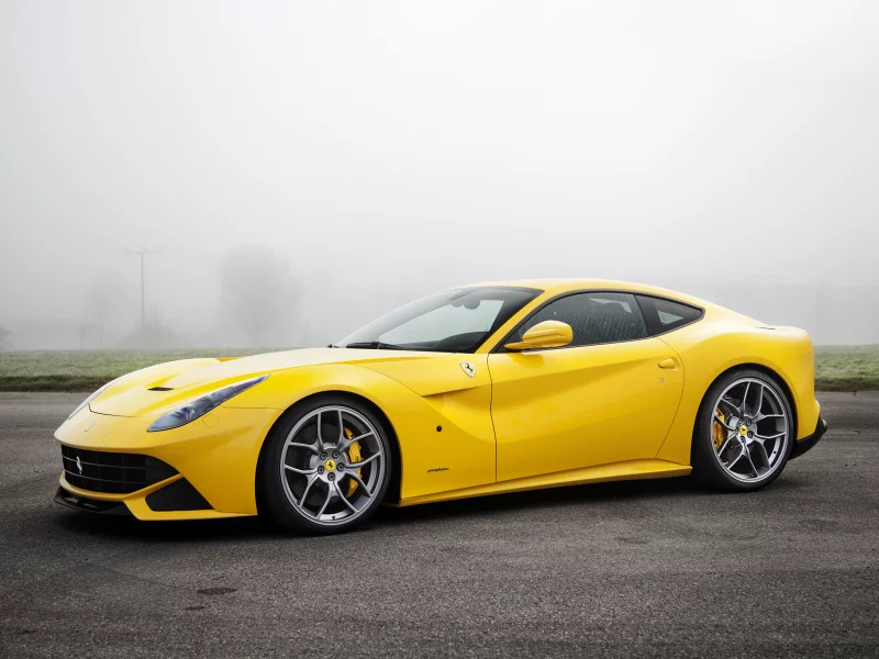 желтая, ferrari, f12berlinetta, novitec rosso