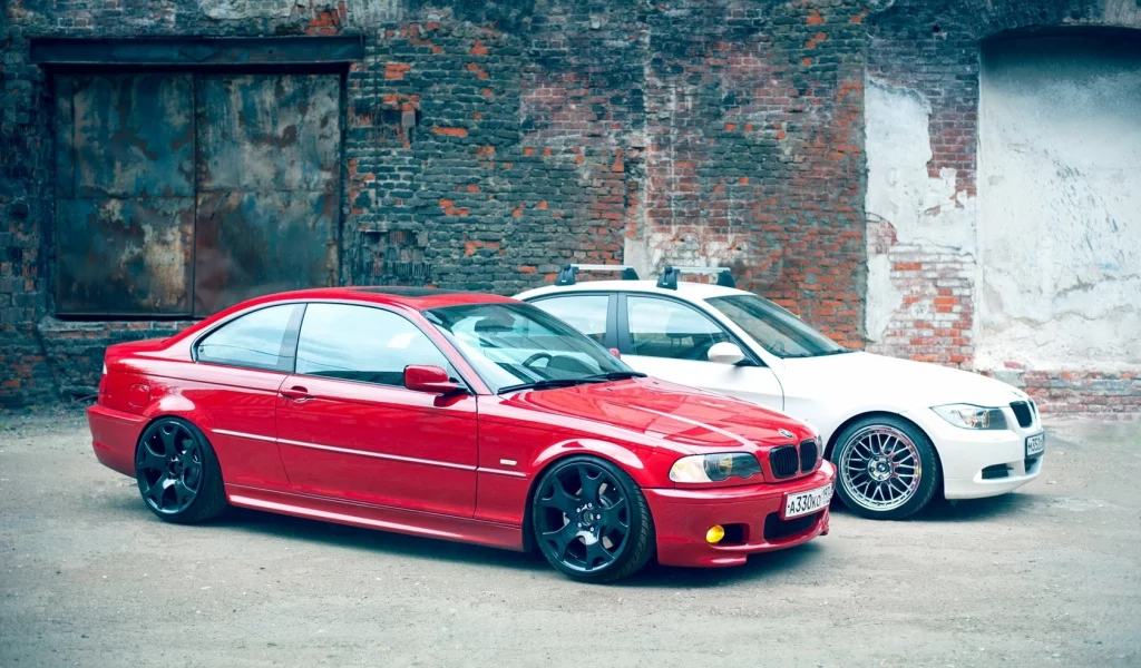e90, белая, e46, красная, bmw