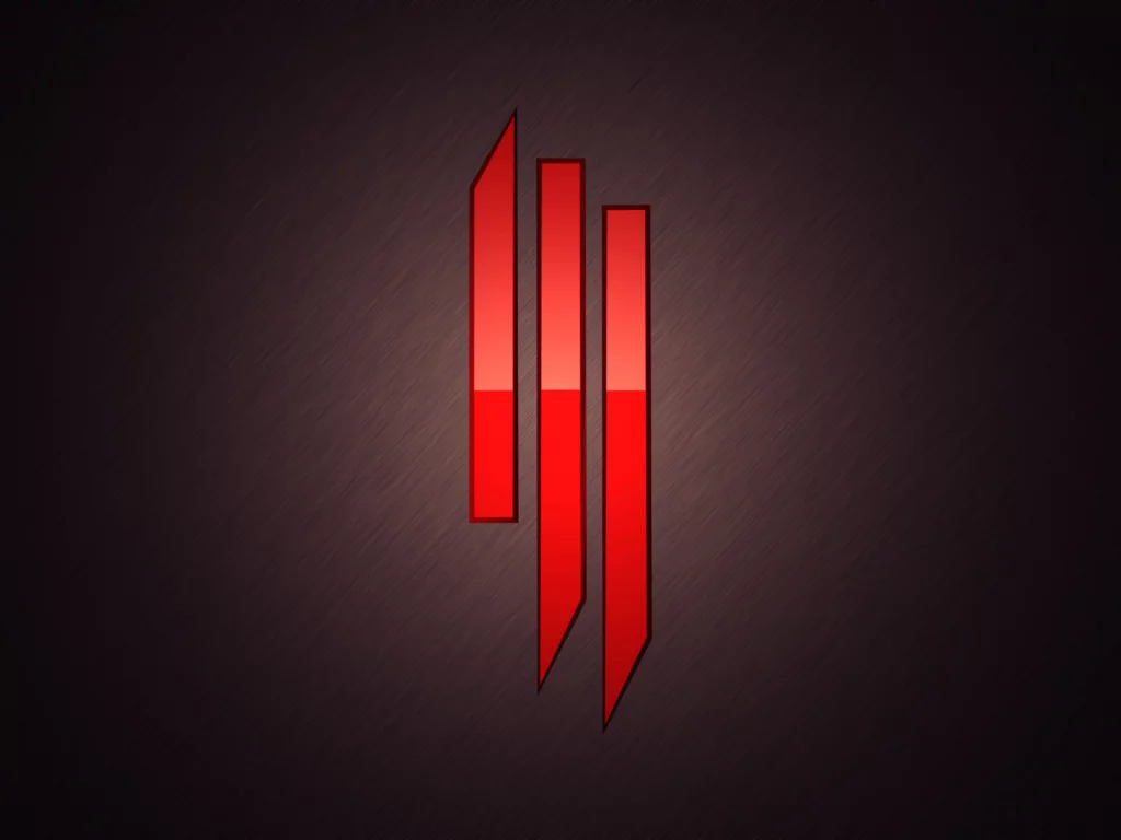 Skrillex, красный, Skrillex логотип, dubstep, music, дабстеп, Музыка, red, skrillex logo