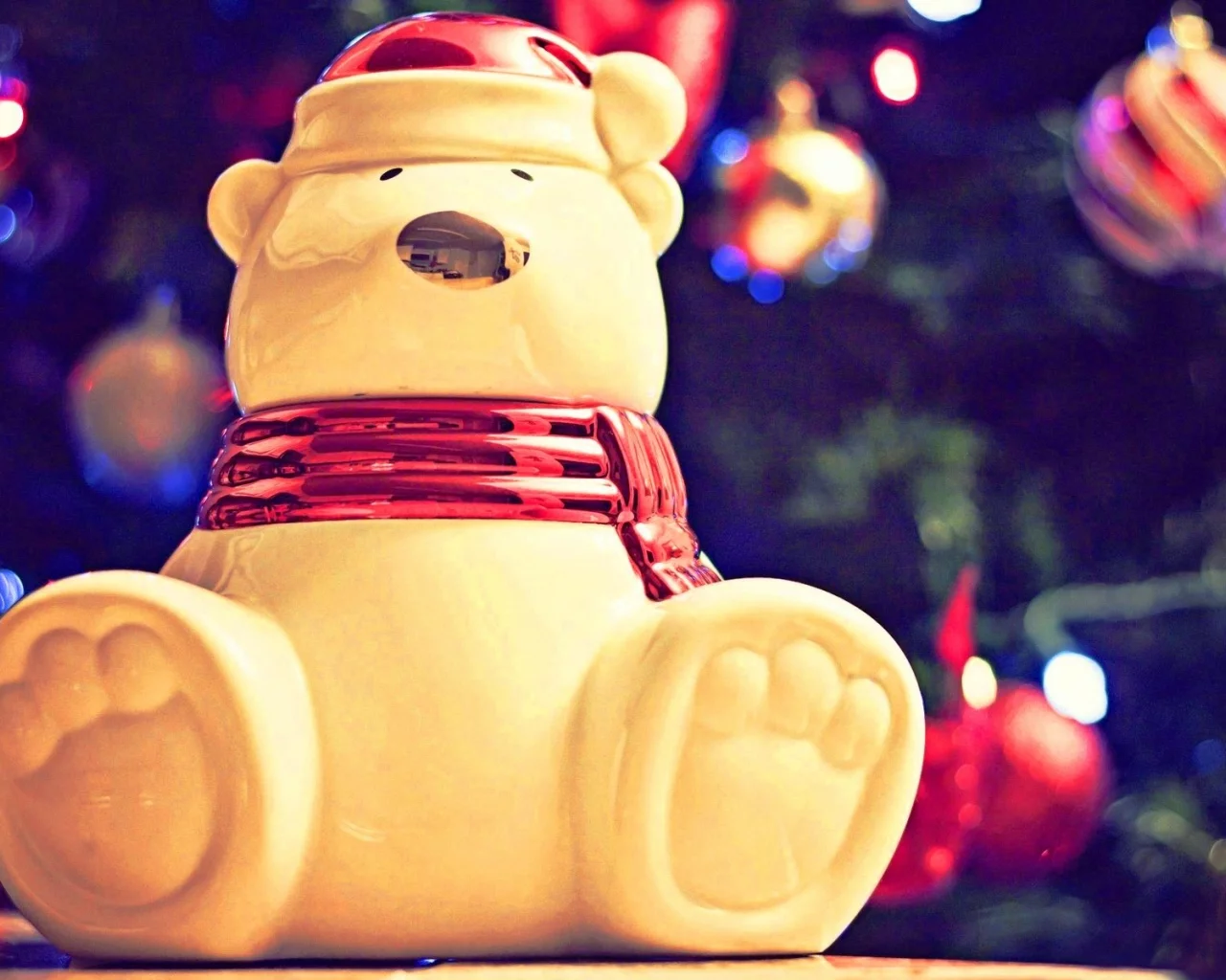 Happy new year, 2013, мишка, новый год, игрушка