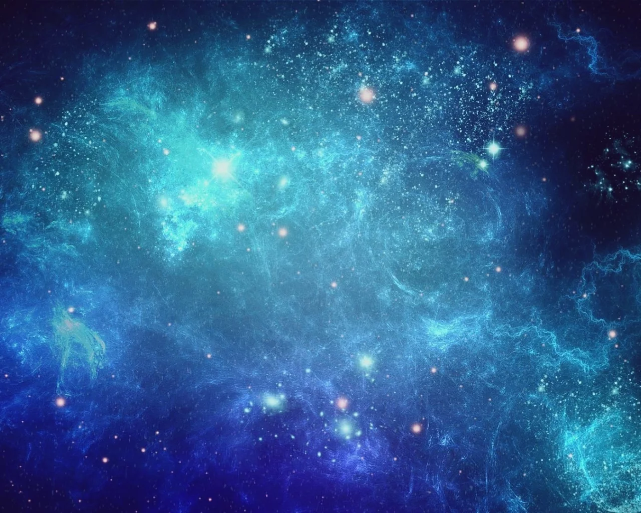 blue, artwork, digital art, stars, , outer space