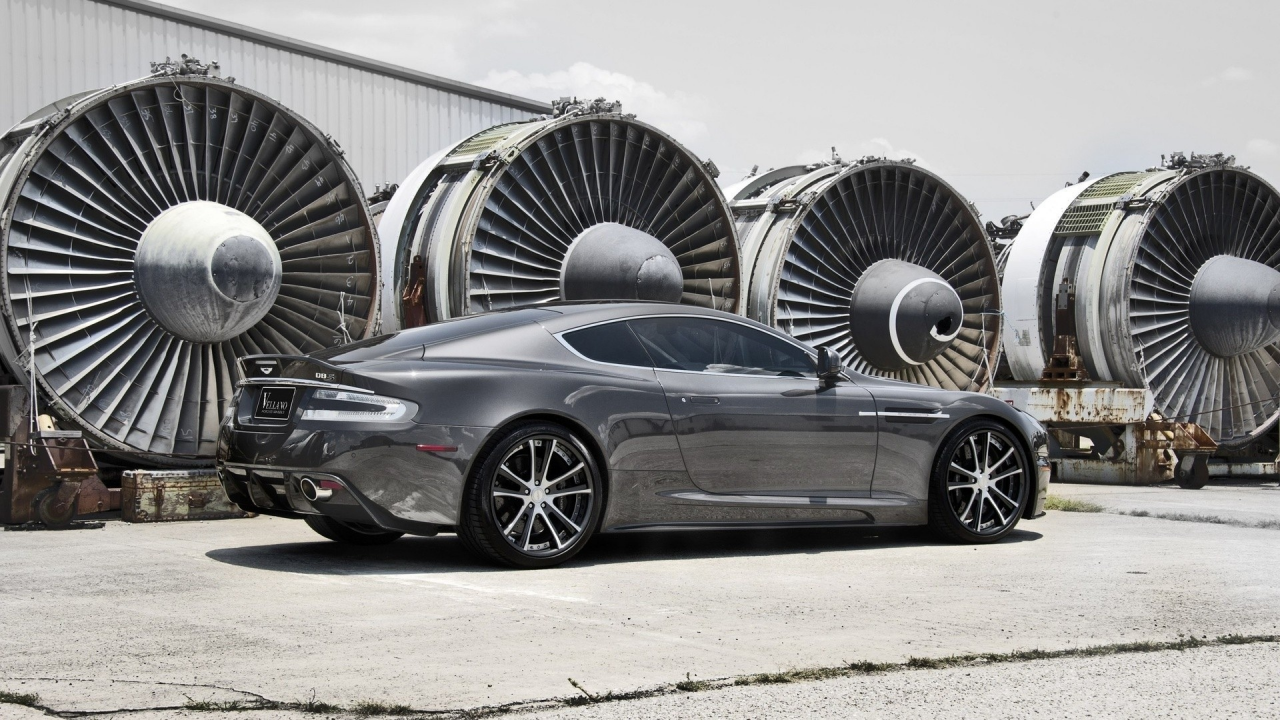 серебро, cars, Aston Martin DB9, jet engine, silver, реактивный двигатель, Автомобили, Aston Martin