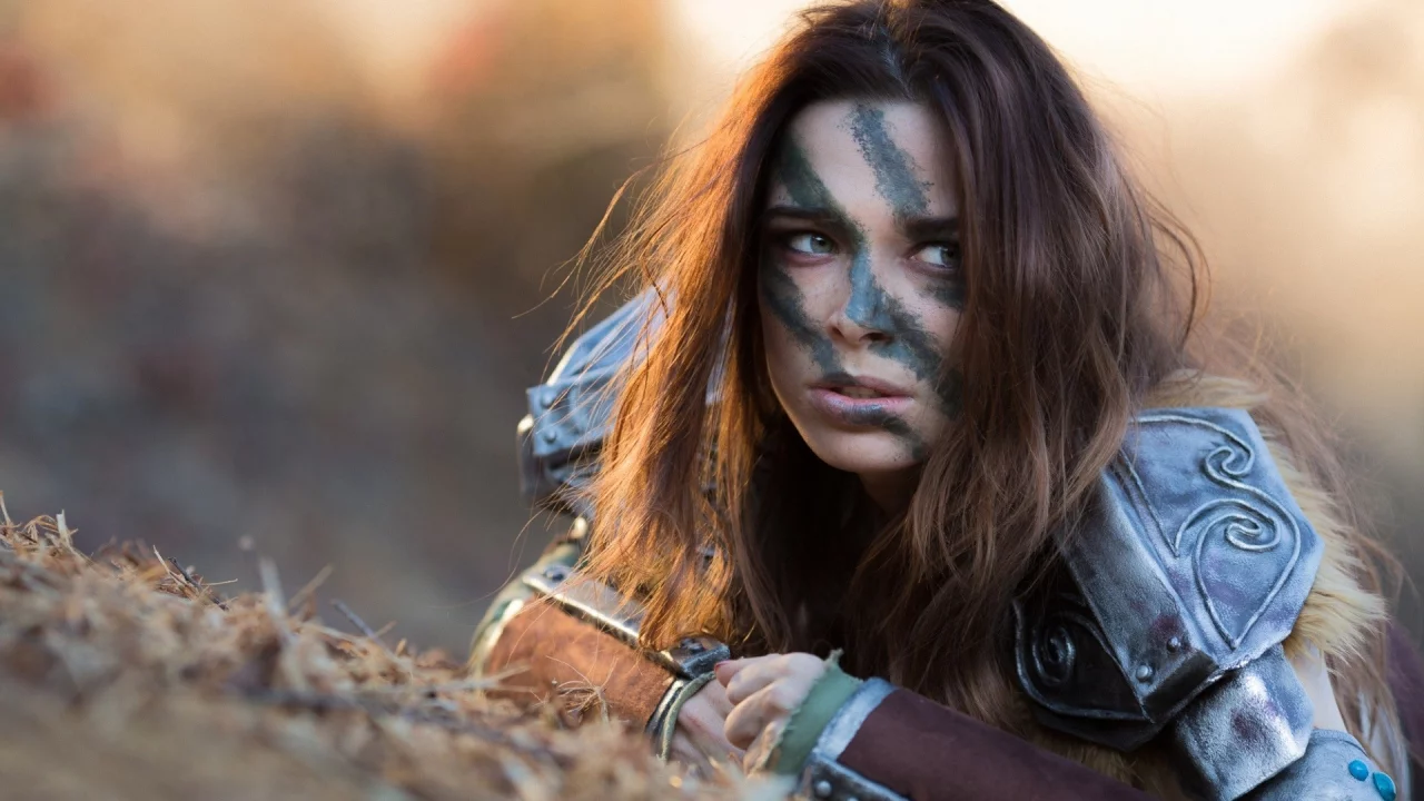 косплей, The Elder Scrolls V: Skyrim, модели, Dragonborn, women, warriors, кинжал, models, redheads, рыжие, драконорожденного, женщин, freckles, The Elder Scrolls, cosplay, лица,Elder Scrolls V: Skyrim, воины, веснушки, faces, dagger