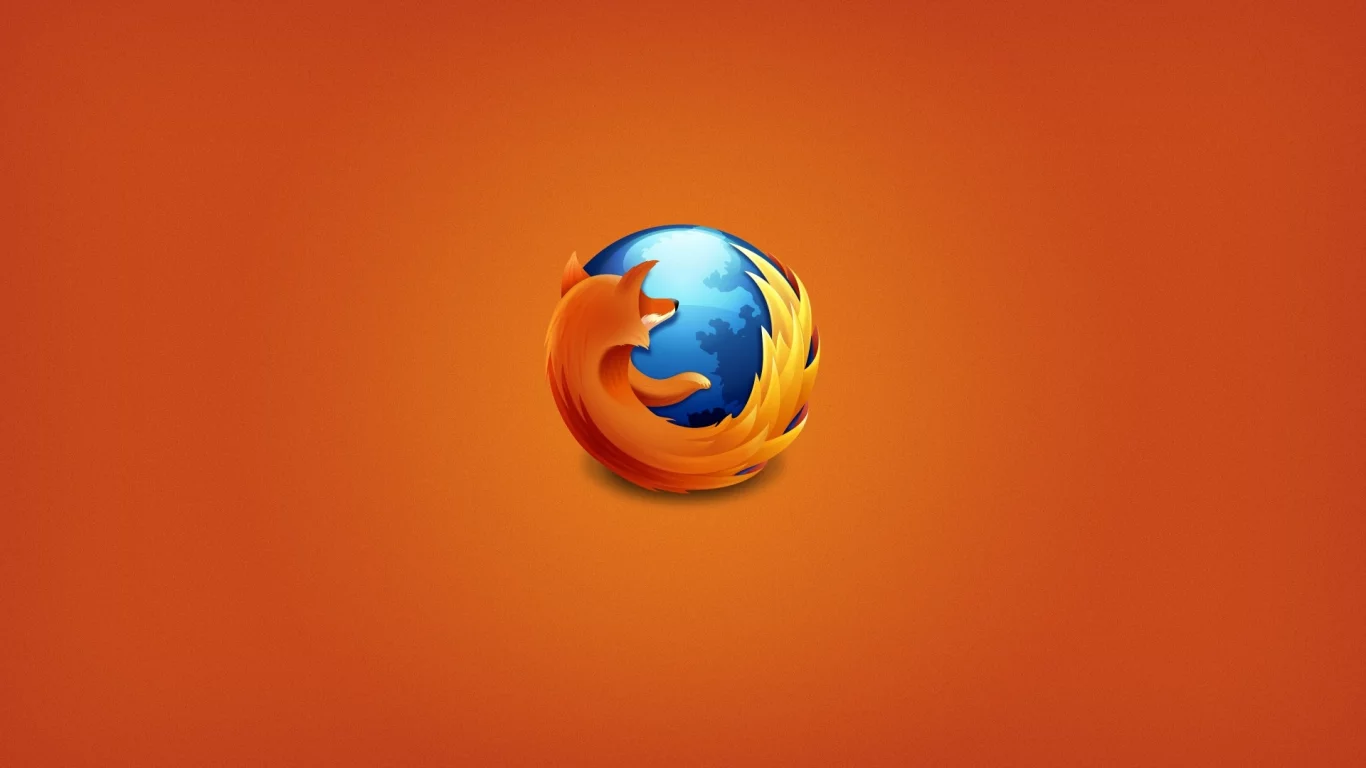 веб-браузер, Firefox, Mozilla, web browser, оранжевый фон, orange background