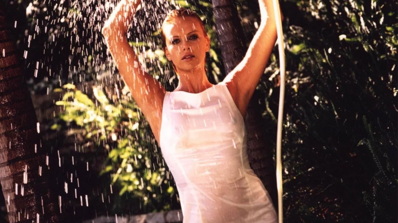 wet, Charlize Theron, модели, женщины, Шарлиз Терон, models, actress, мокрые, women, актрисы