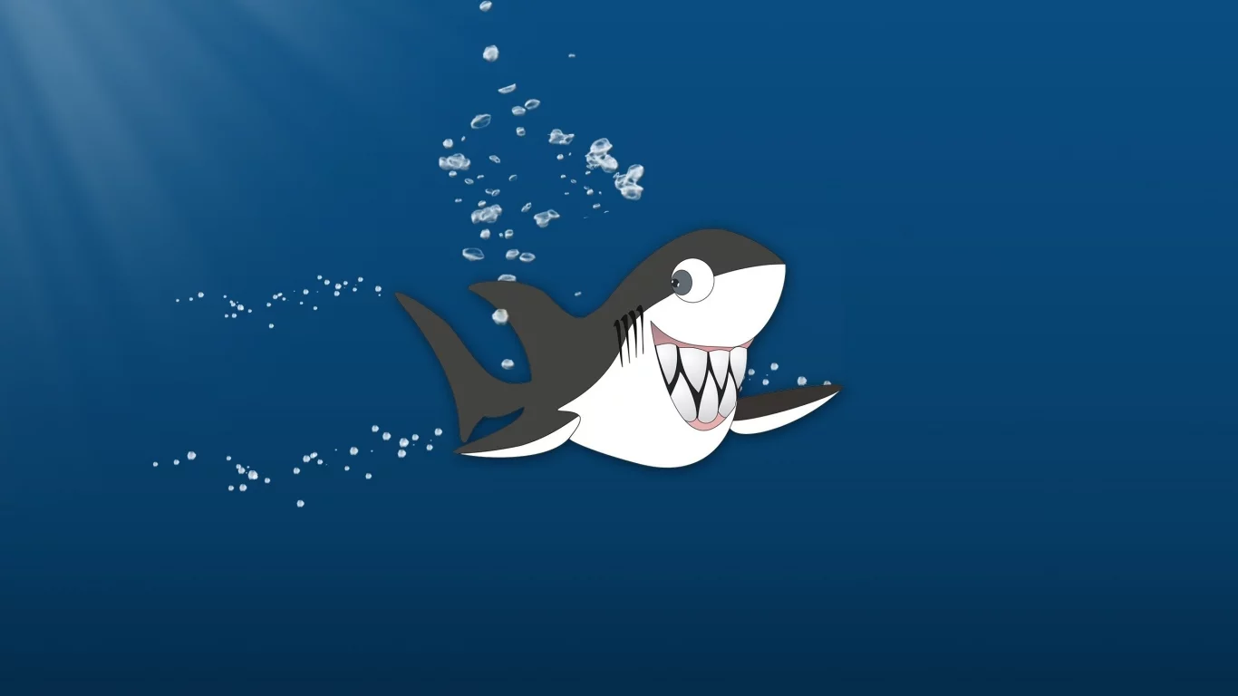 sharks, cartoons, мультфильмы, акул