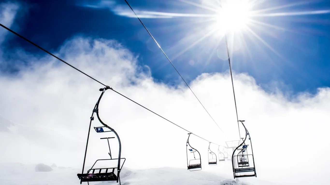 , snow, Sun