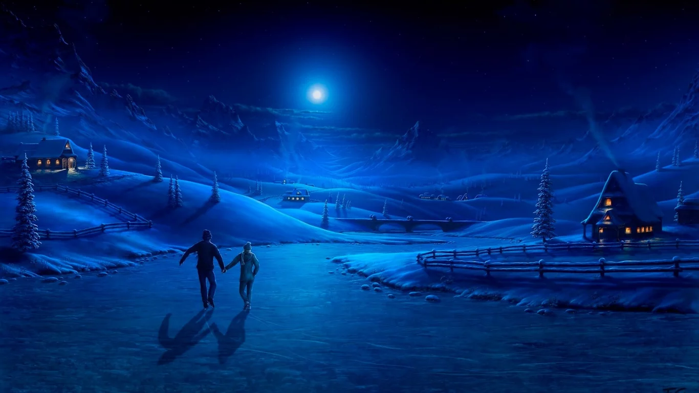 зима, winter