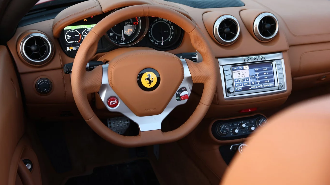 интерьер, interior, Ferrari, cars, автомобили