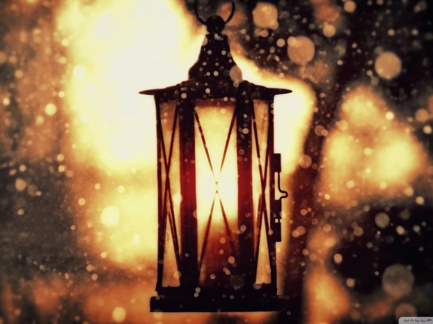 winter, Зимой, lantern, фонарь