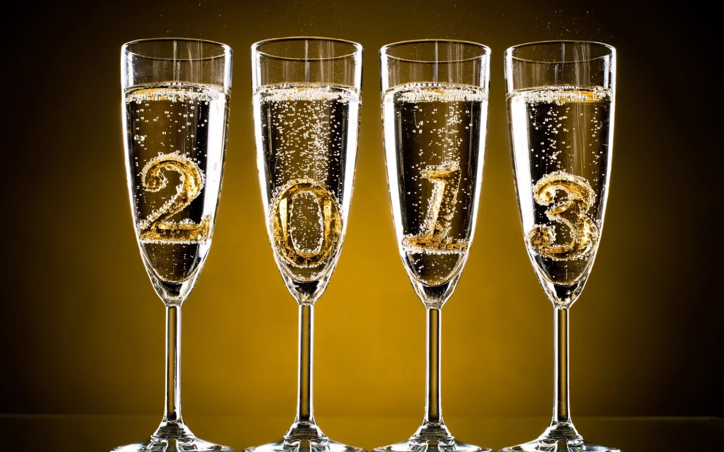 New Year, , Champagne, glasses
