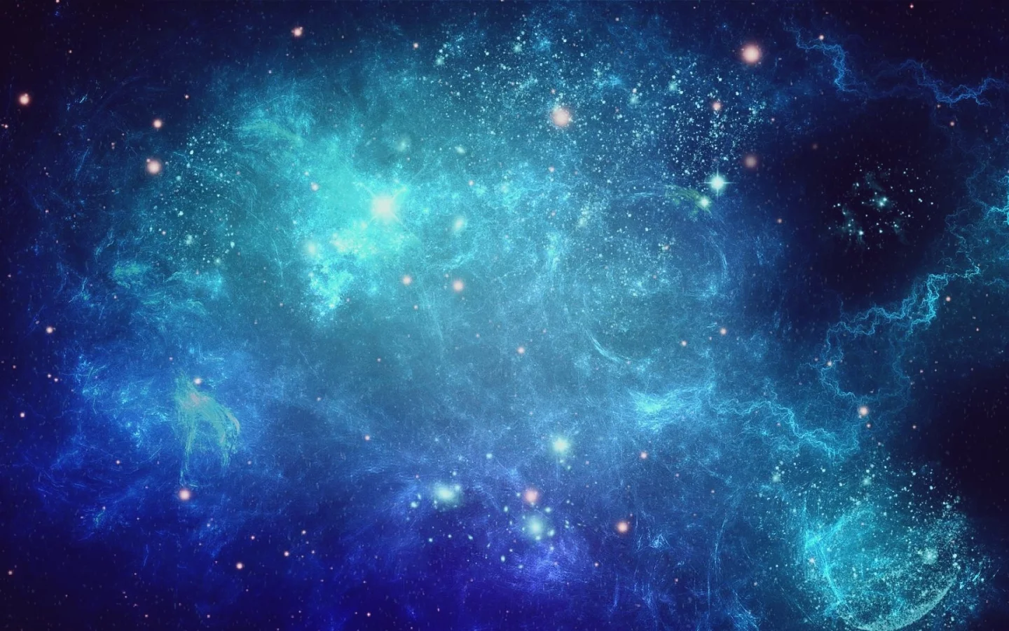 blue, artwork, digital art, stars, , outer space