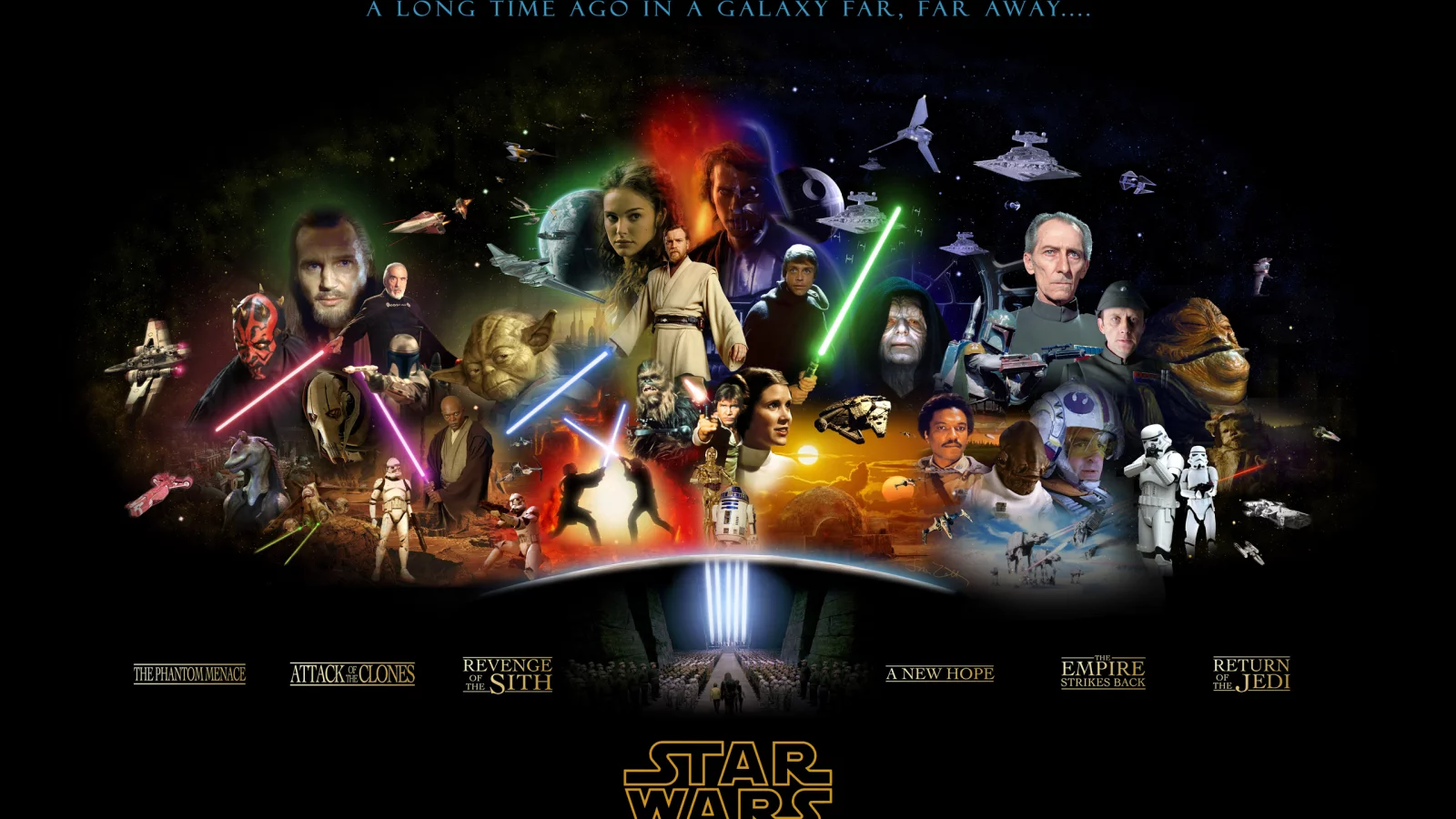 Obi-Wan Kenobi, Jango Fett, Star Wars: The Empire Strikes Back, Боба Фетт, Anakin Skywalker, Оби-Ван Кеноби, Star Wars, Йода, Mace Windu, Дарт Вейдер, Darth Maul, Luke Skywalker, Люк Скайуокер, Darth Vader, Дарт Мол, Revenge of the Sith, Анакин Скайу