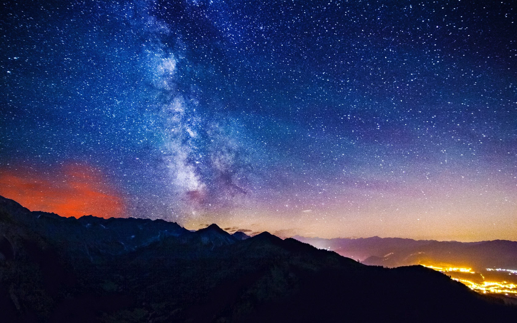 stars, dawn, Млечный Путь, Milky Way, landscapes, ландшафтов, звезды, рассвет