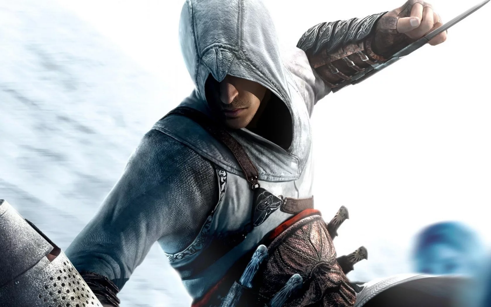 assassins, knives, видео-игры, Альтаир ибн Ла- Ахад, ножи, капот, рыцари, video games, Altair Ibn La Ahad, убийц, Ubisoft, hood, Assassins Creed, knights