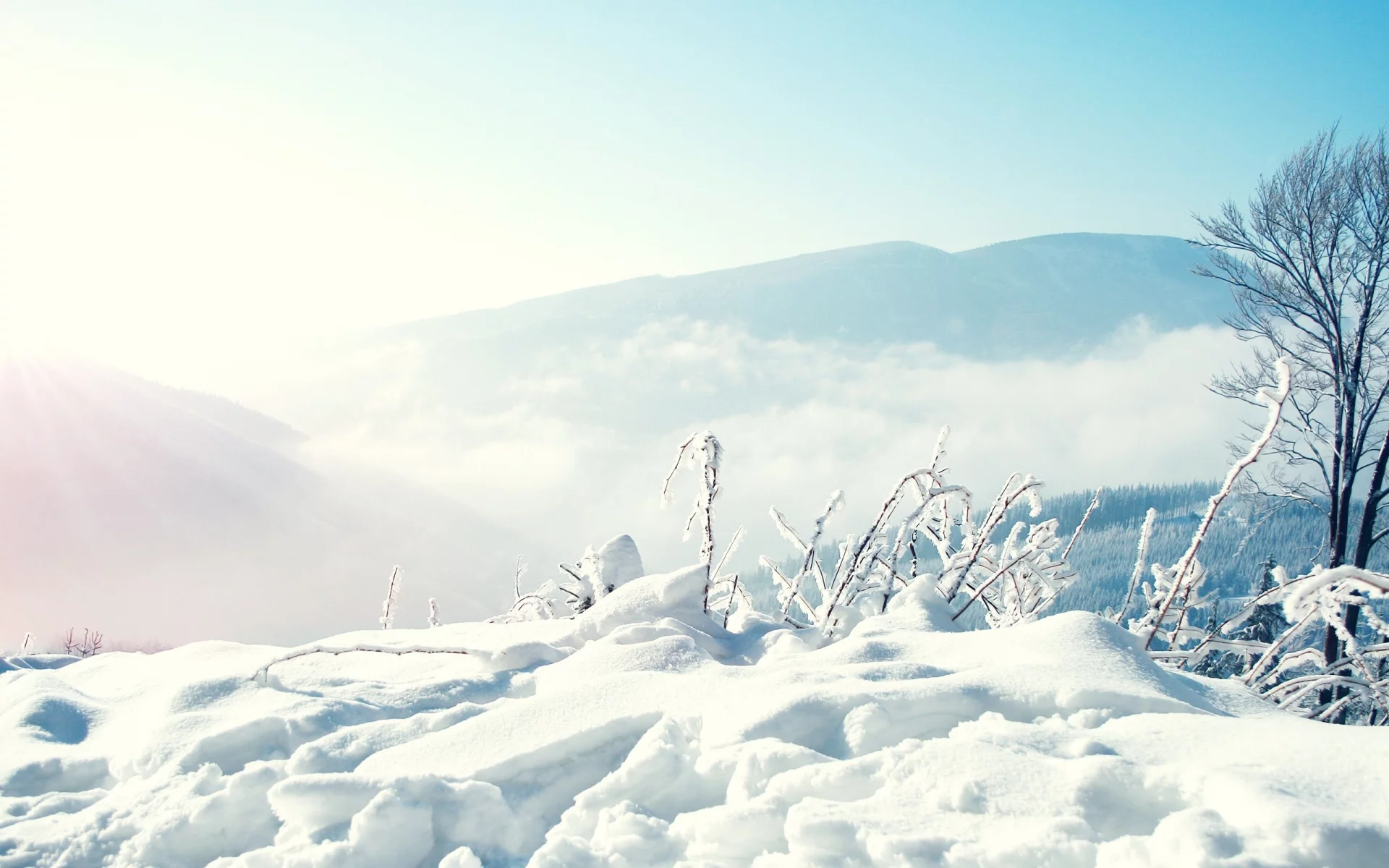 snow, mountains, снег, winter, зима, горы