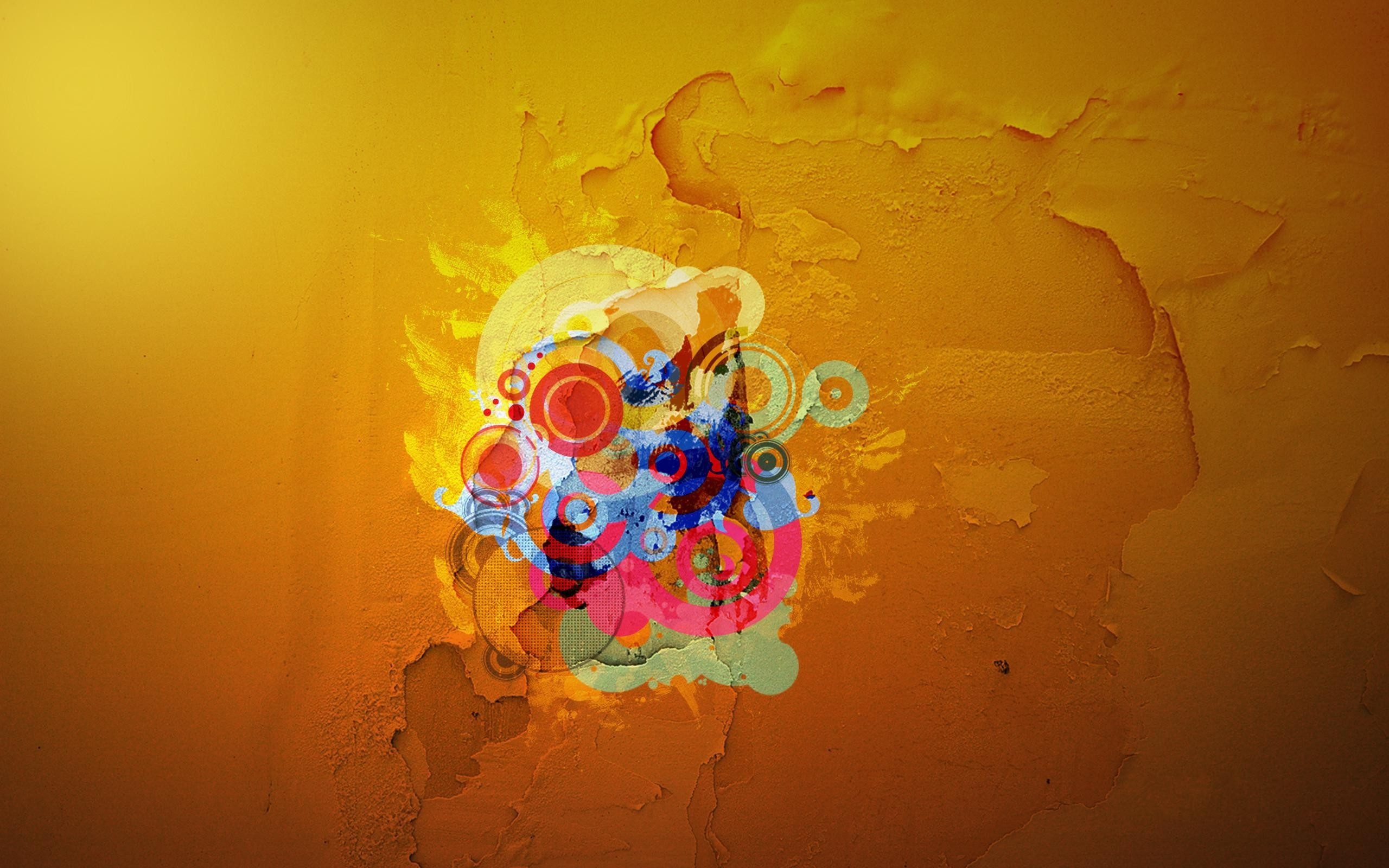 abstract, yellow, оранжевый, абстрактное, orange, желтый