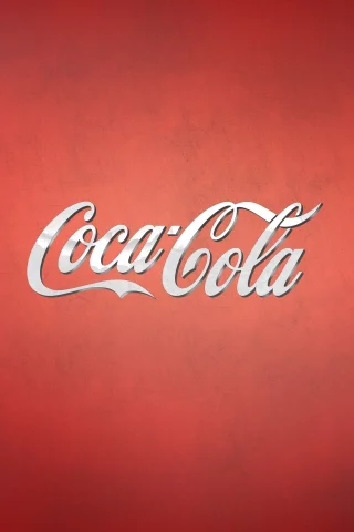 красный фон, red background, Coca-Cola