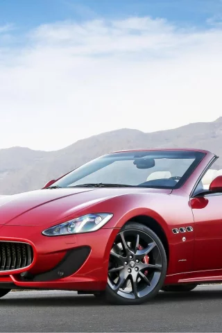 red, track, , Maserati GranCabrio